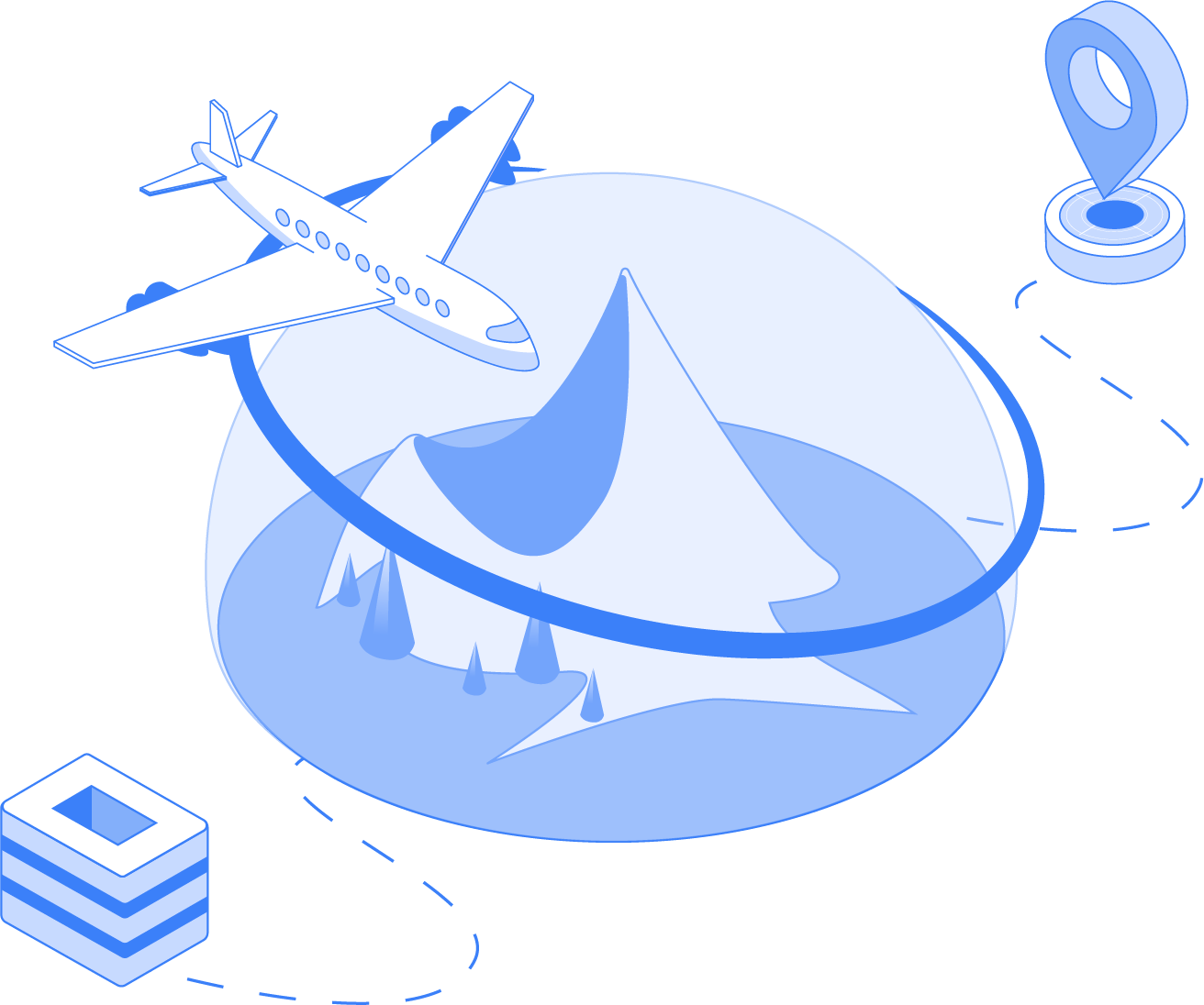 Illustration for What best describes your international travel needs?